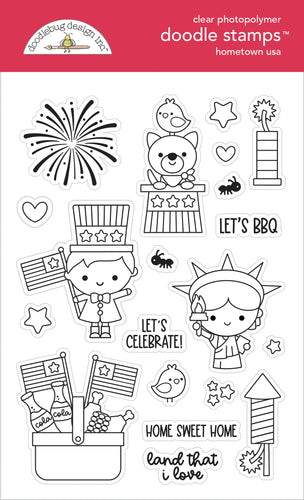 Pre-Order Doodlebug Hometown USA Doodle Stamps