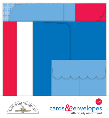 Pre-Order Doodlebug Hometown USA Cards & Envelopes