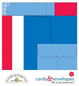 Doodlebug Hometown USA Cards & Envelopes