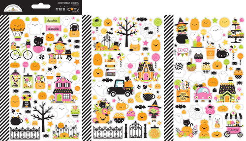 Pre-Order Doodlebug Hey Pumpkin Mini Icon Stickers