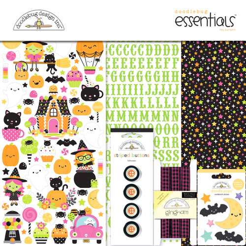 Pre-Order Doodlebug Hey Pumpkin Essentials Paper Pack