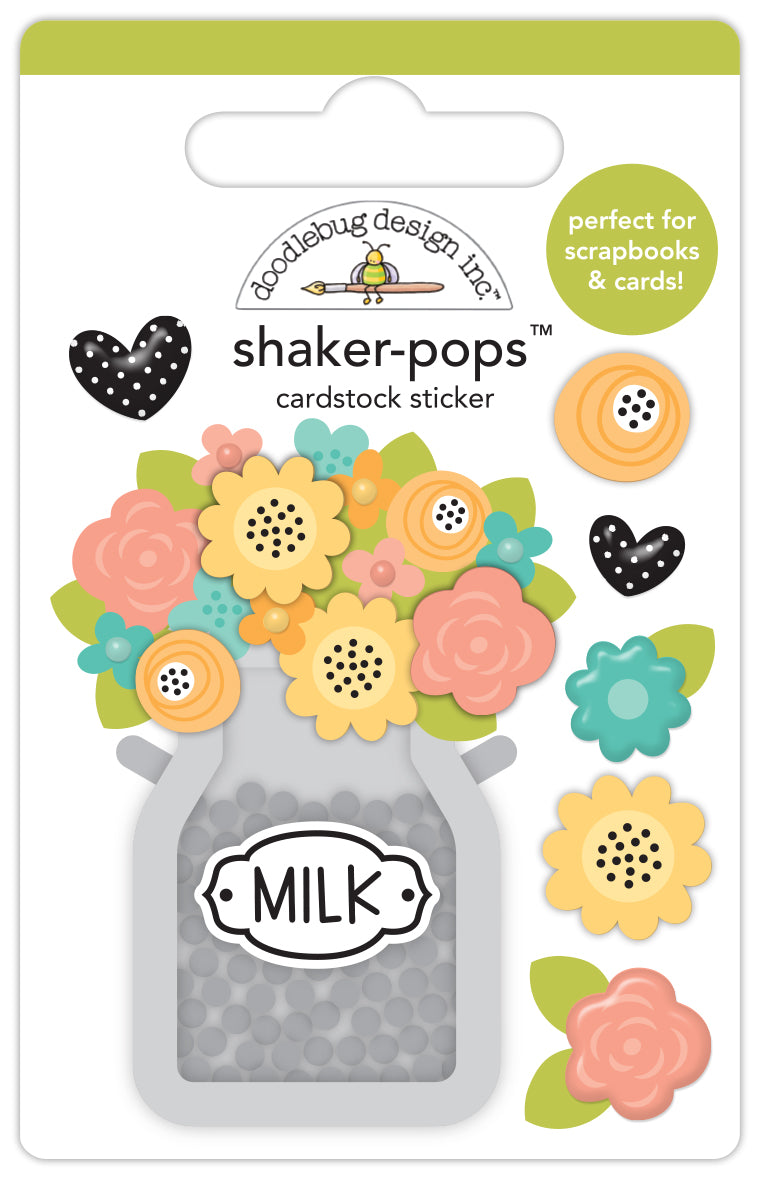 Doodlebug Farmhouse Cream of the Crop Shaker-Pop