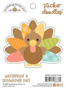 Doodlebug Farmhouse Turkey Time Sticker Doodles