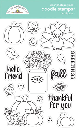 Doodlebug Farmhouse Doodle Stamps