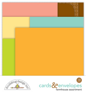 Doodlebug Farmhouse Assortment Cards & Envelopes