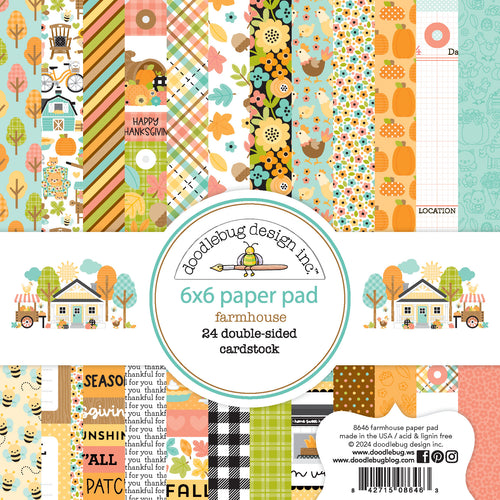 Doodlebug Farmhouse 6x6 Paper Pad