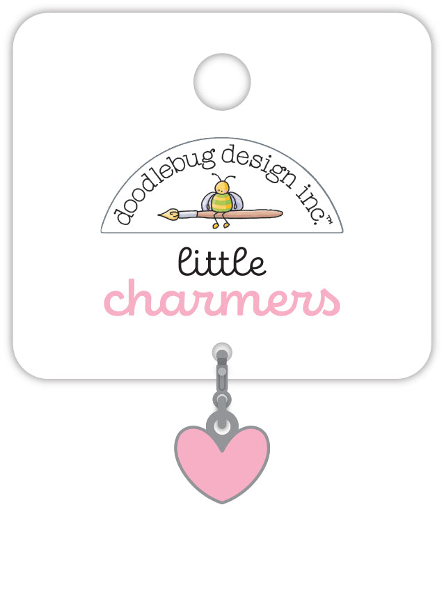 Doodlebug Little Charmers Pink Heart