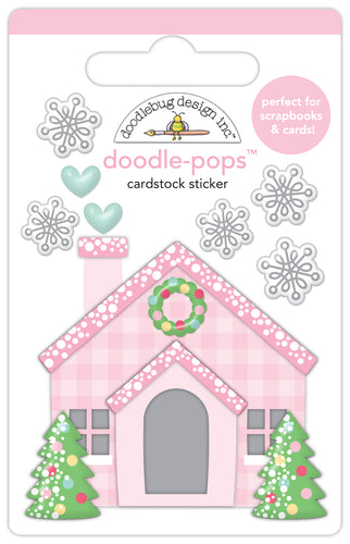 Pre-Order Doodlebug Tinsel Time Christmas Cottage Doodle-Pop