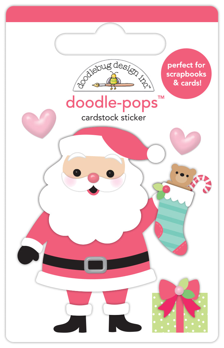 Pre-Order Doodlebug Tinsel Time Jolly St. Nick Doodle-Pop