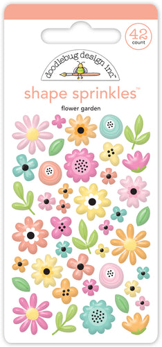 Pre-Order Doodlebug Butterfly Kisses Shape Sprinkles Flower Garden