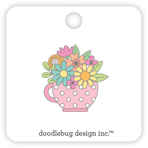 Pre-Order Doodlebug Butterfly Kisses Cup of Kindness Collectible Pin