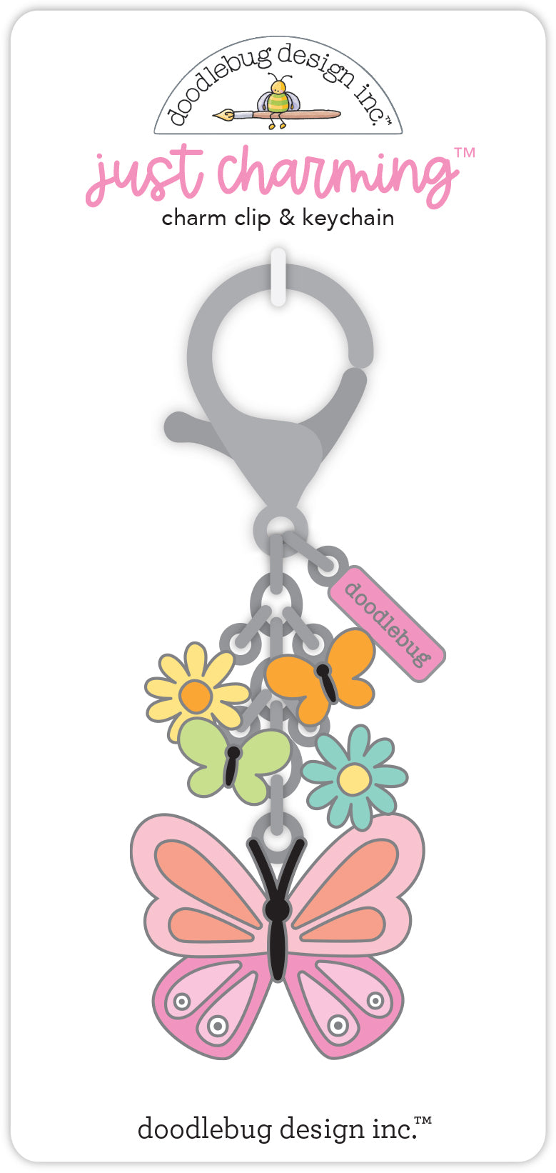 Doodlebug Butterfly Kisses Just Charming Clip