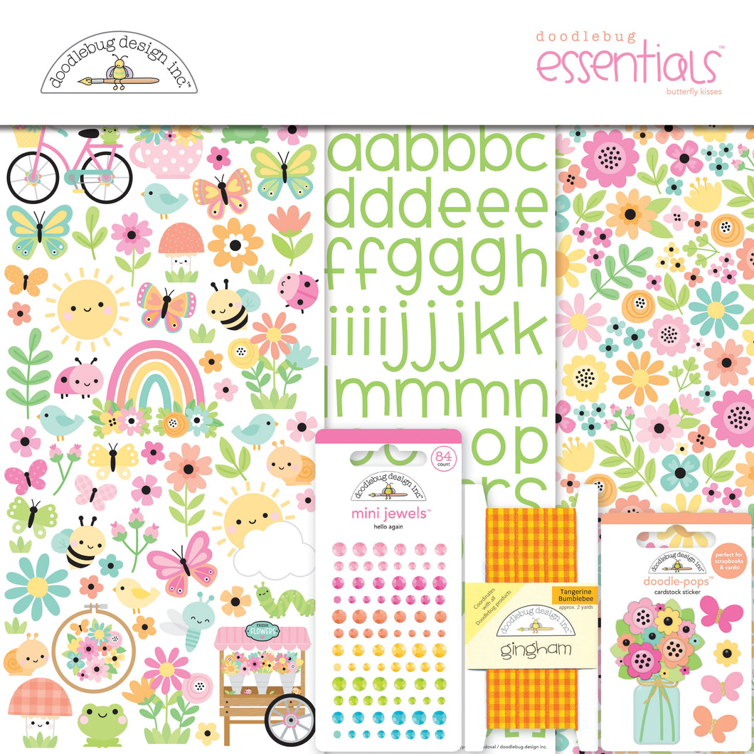 Pre-Order Doodlebug Butterfly Kisses Essential Kit