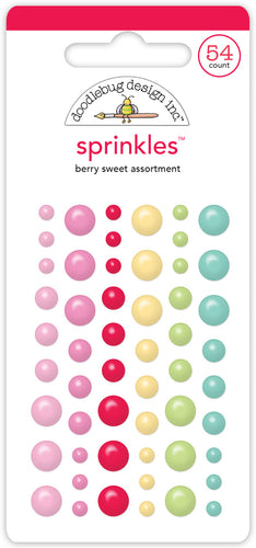 Doodlebug Berry Sweet Assortment Sprinkles