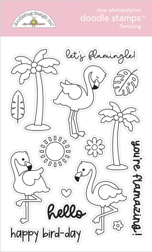 Summer Fun Flamazing Doodle Stamps