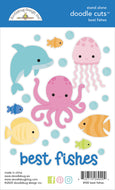 Summer Fun Best Fishes Doodle Cuts