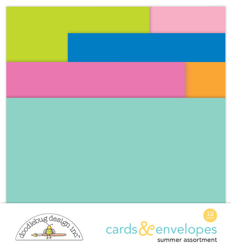Summer Fun Asst Cards & Envelopes