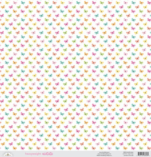Doodlebug Butterfly Kisses Acetate