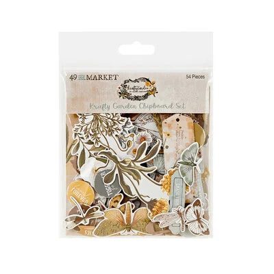 49 & Market Krafty Garden Chipboard Set