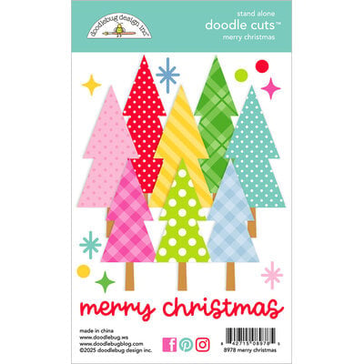 Pre-Order NEW Doodlebug Oh What Fun Doodle Cuts Merry Christmas