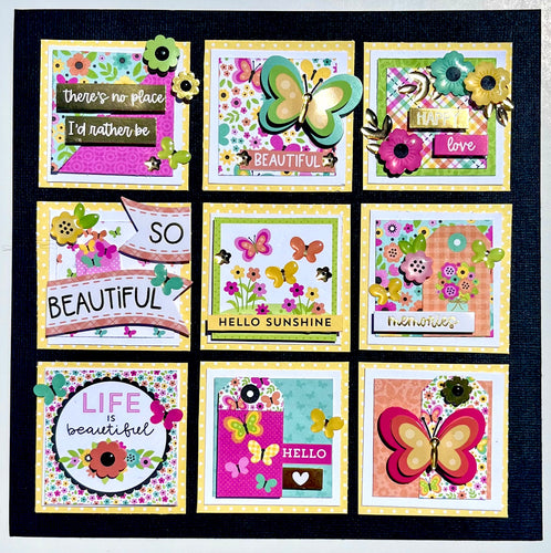 Hello Again 8x8 Sampler