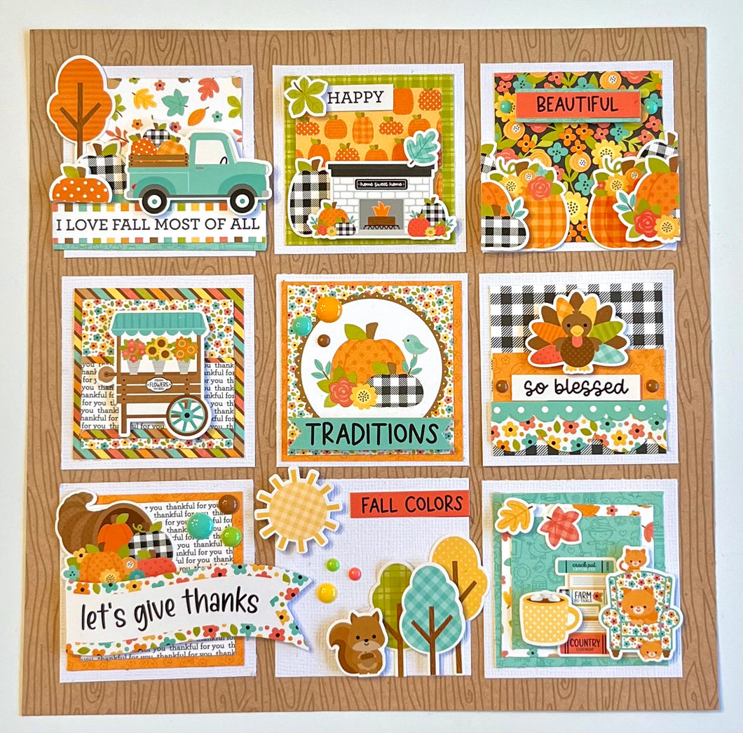 Farmhouse 8x8 Sampler