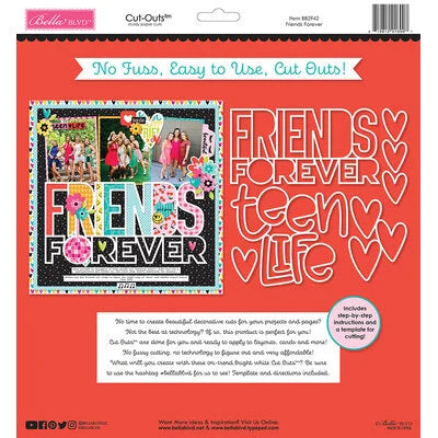 Bella Blvd Teen Vibe Caitlyn Forever Friends Cut-Out