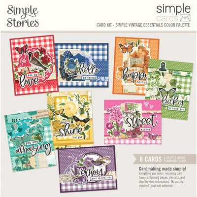 Simple Stories Vintage Essentials Color Palette Card Kit