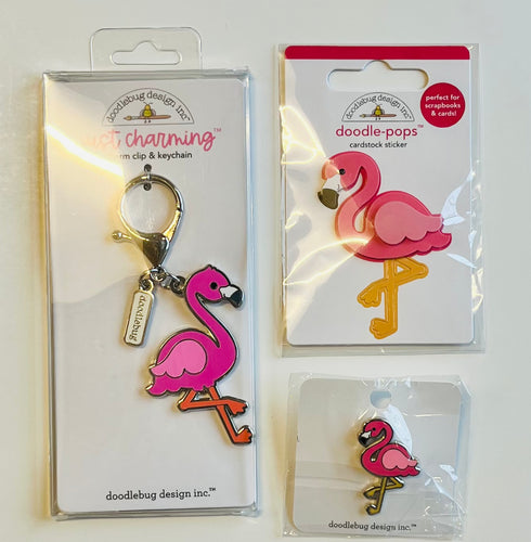 NSD-2024 Doodlebug Flamingo Trio
