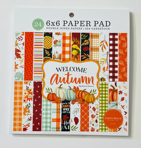 Carta Bella Welcome Autumn 6x6 Pad