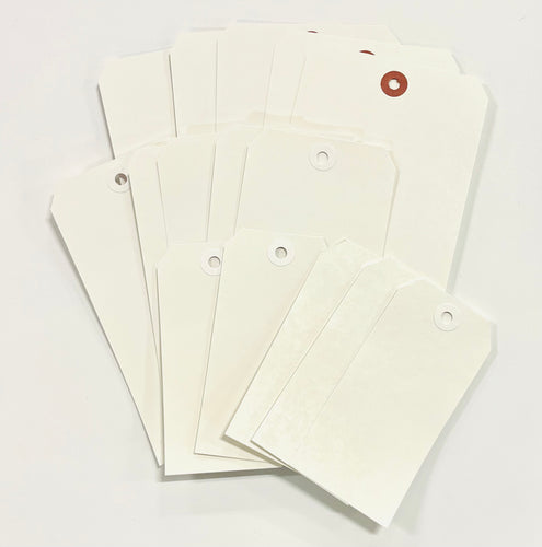 Assorted White Tags