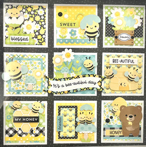 NEW Bee Happy 8x8 Sampler
