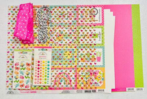 Acetate Tag Card Kit Butterfly Kisses
