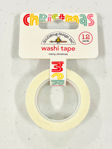 Doodlebug Gingerbread Kisses Christmas Washi