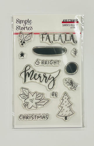 Simple Stories Santa’s Village Stamps