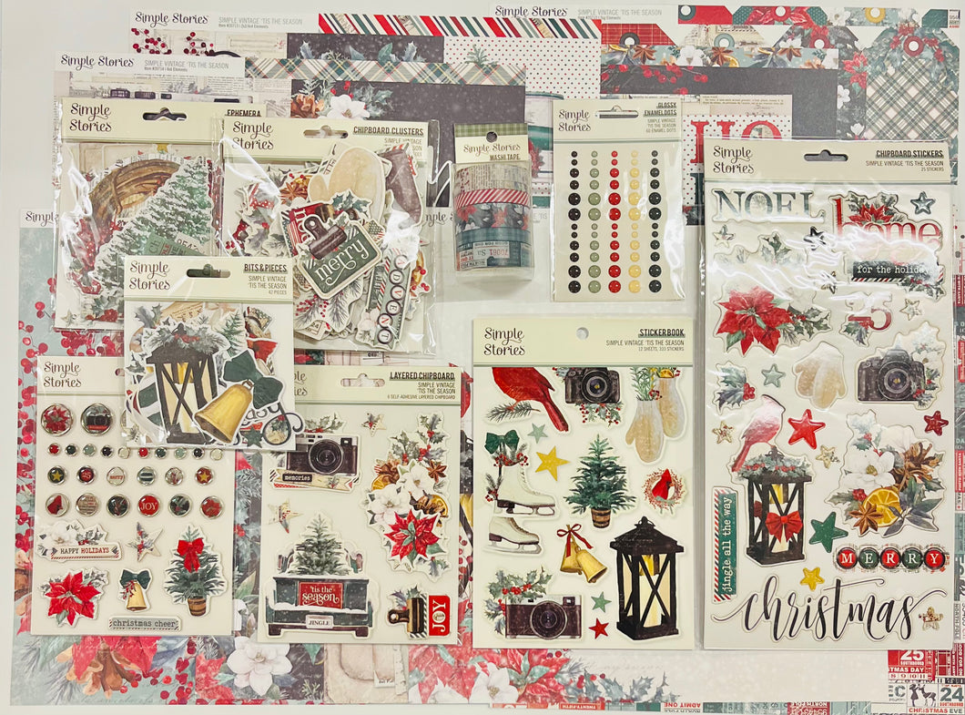Simple Stories Vintage Tis The Season Bundle