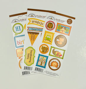 Doodlebug Fall Doodle Stickers Bundle