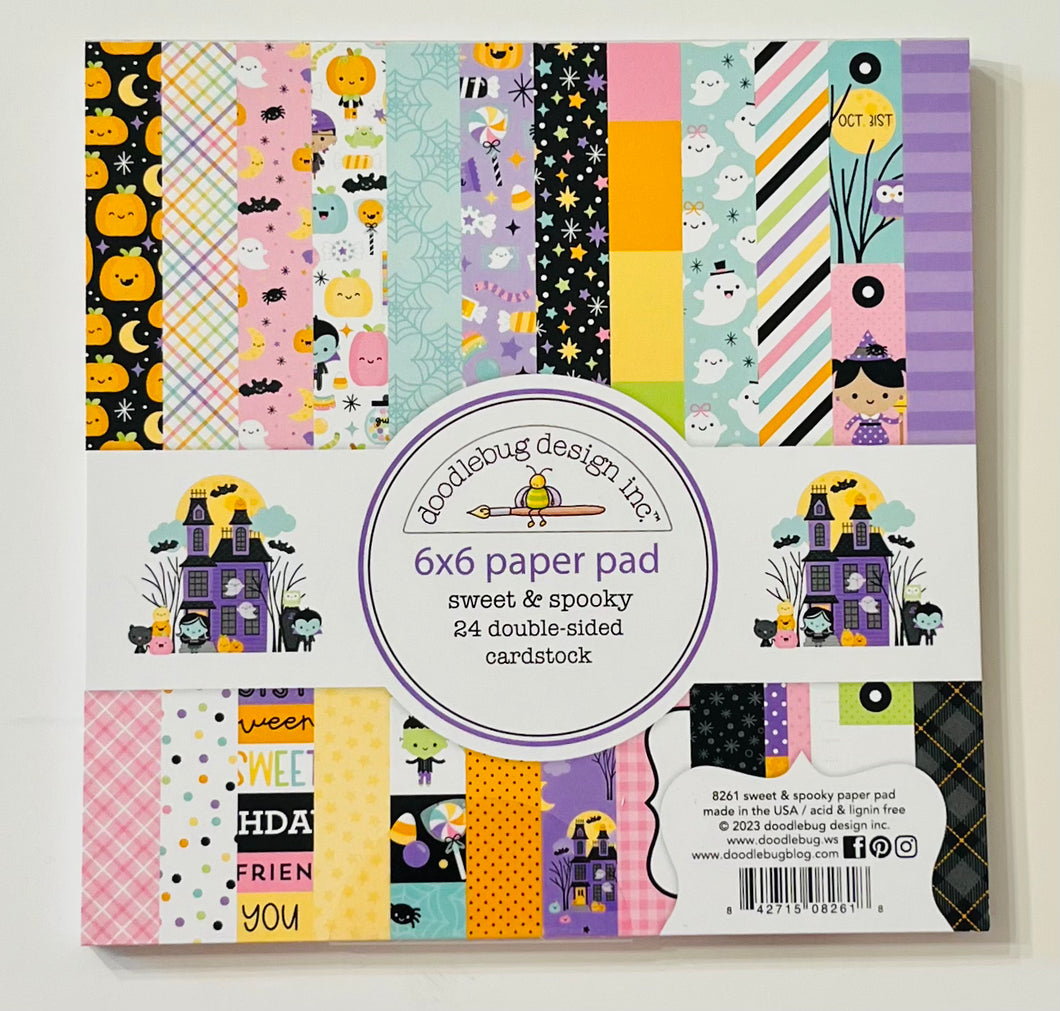 Doodlebug Sweet & Spooky 6x6 Pad