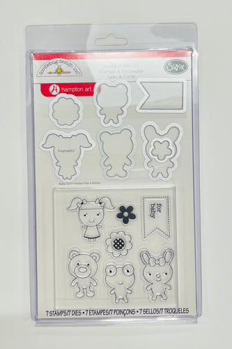 Doodlebug Babygirl Stamp & Die Set