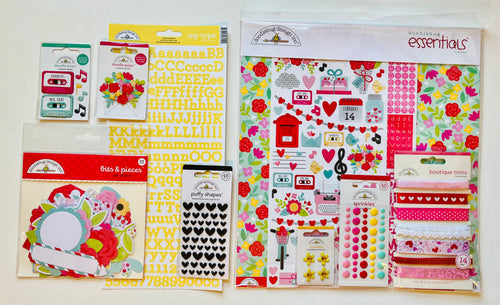 Doodlebug Love Notes Essential Kit Bundle