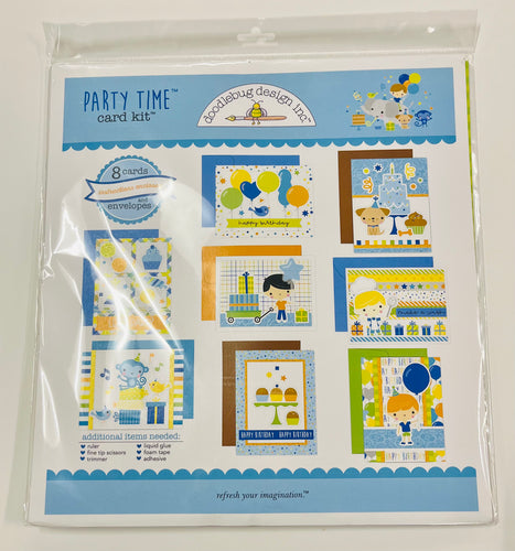 Doodlebug Birthday Boy Card Kit