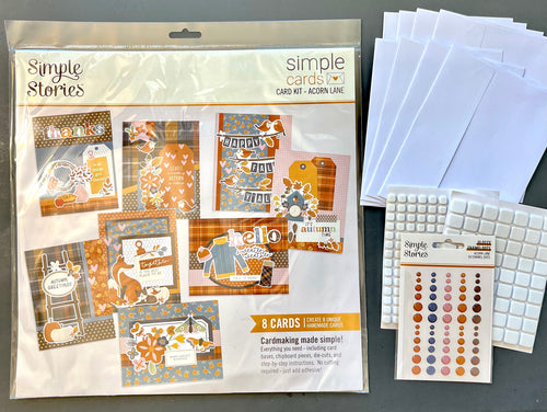 Simple Stories Acorn Lane Card Kit Bundle