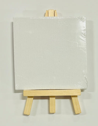 Single 4x4 Canvas and Easel
