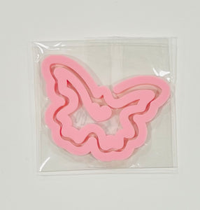 Pink Butterfly Acrylic Clip