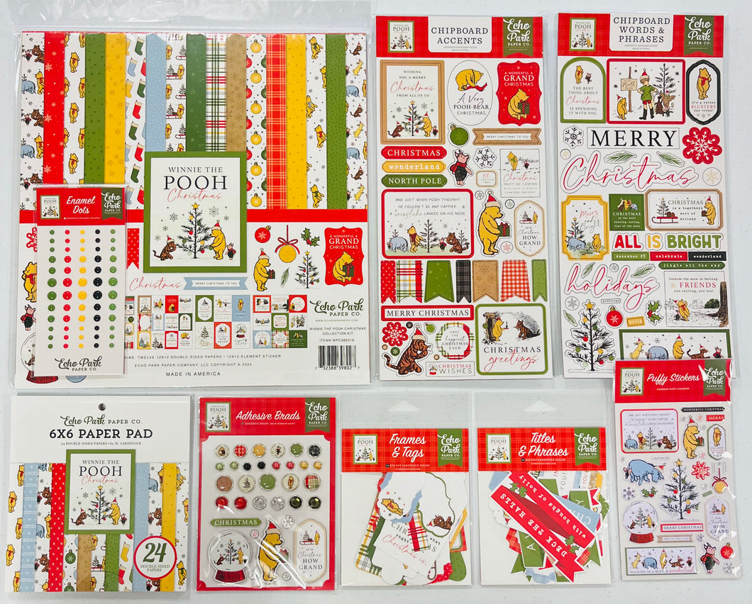 Carta Bella Winnie the Pooh Christmas #1 Bundle All The Things