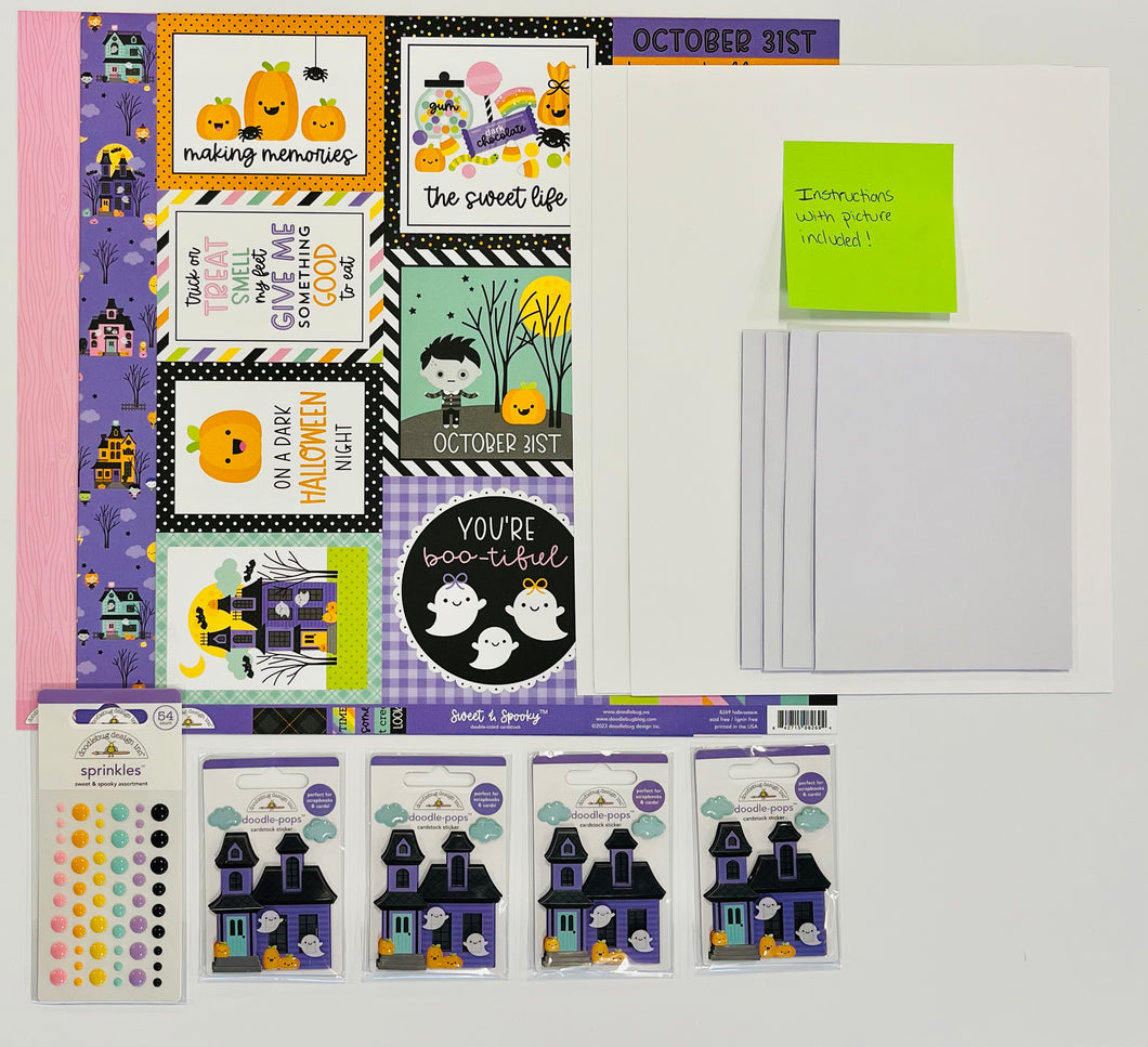 Gift Card ‘On The Go’ Bundle Sweet & Spooky Haunted House Doodle-Pop