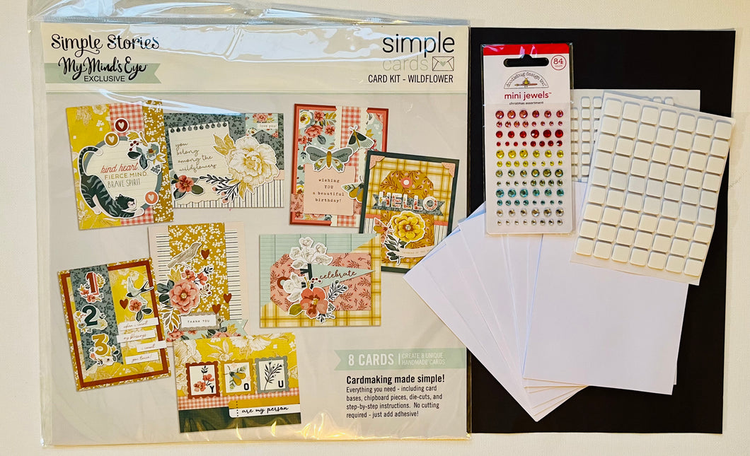 Simple Stories Wildflower Card Kit Bundle