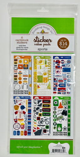 Doodlebug Sports Sticker Value Pack