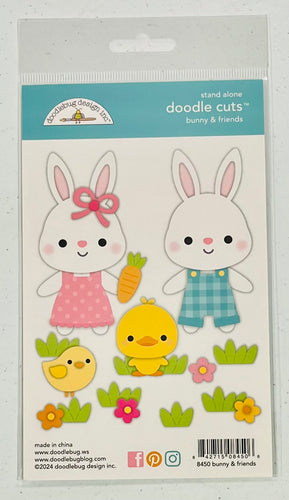 Doodlebug Bunny & Friends Doodle-Cuts