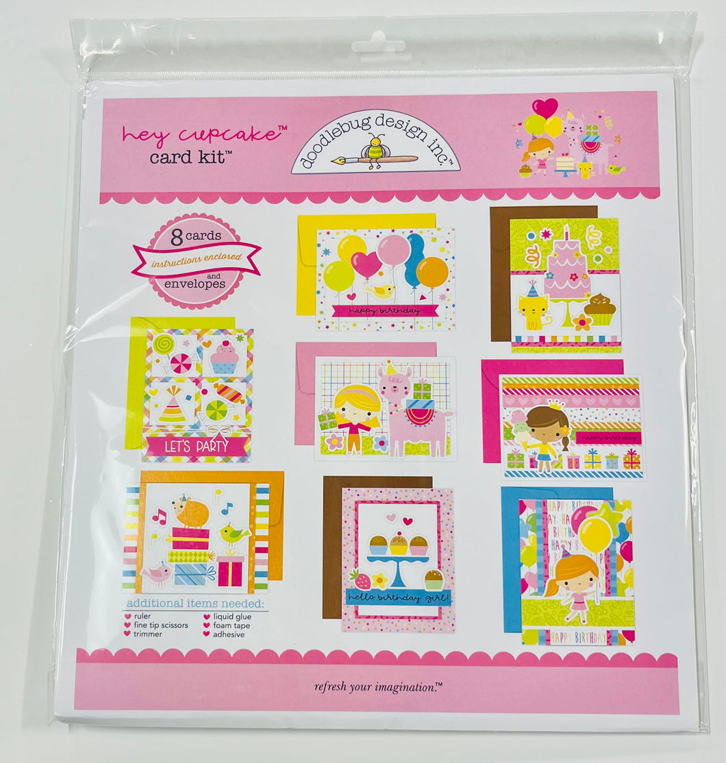 Doodlebug Birthday Girl Card Kit